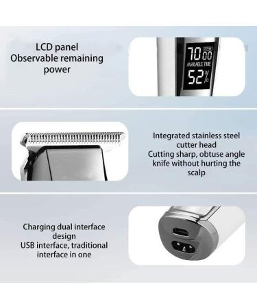 Professional Cordless Hair Clippers for Men - Rechargeable Haircut Tools with LCD Monitor - Buy Online on GoSupps.com