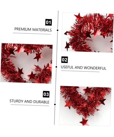 Zerodeko 4pcs Wreath Wedding Party Decoration Supplies Wedding Signs Valentines Heart Hangings Valentines Day Ornaments Valentine s Day Garland Red The Pet Heart-shaped Charm - Buy Online on GoSupps.com
