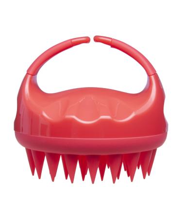 Diane Shampoo Massage Brush, Coral Large