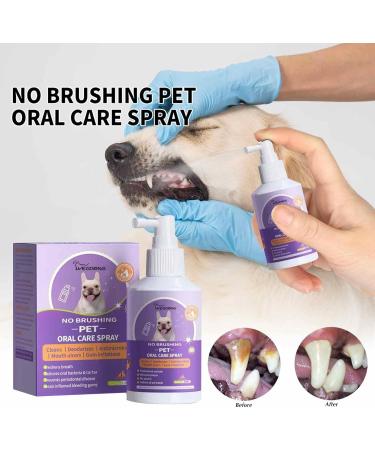 Muslate Tooth Cleaning Spray for Dogs & Cats | Fresh Breath Dental Care Spray for Pets - Buy Online on GoSupps.com