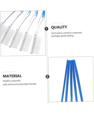 ULTECHNOVO 60 Pcs Disposable Toothbrush Set - Medium Plastic Toddler Care Toothbrush for Kids | International Shipping Available - Buy Online on GoSupps.com