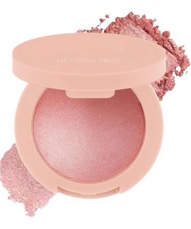 Nixiara Powder Blush Blush Makeup for CheeksHighly Pigmented Glitter Cosmetics Long Lasting Buildable For Women Girls Party Wedding Nude - Buy Online on GoSupps.com