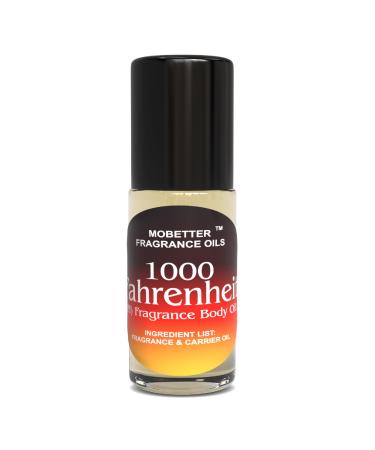 MOBETTER FRAGRANCE OILS 1000 Fahrenheit 1 Oz Perfume Fragrance Body Oil for Men