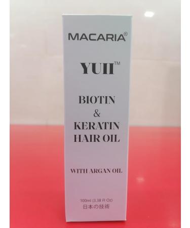Macaria Herbal Pvt ltd Yuii Biotin & Keratin with Argan Oil For hair Growth men