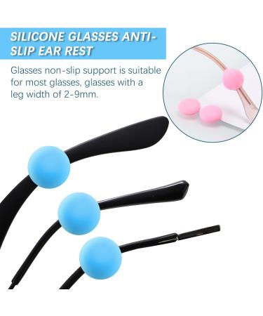 Anti-Slip Glasses Ear Hooks - 24 Pairs Silicone Ear Pillows for Secure Fit - Buy Online on GoSupps.com