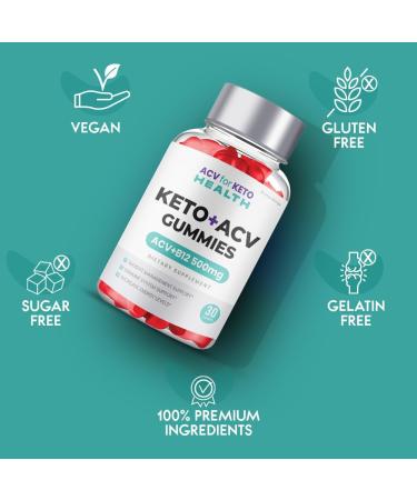 ACV for Keto Health Gummies - Max Strength Apple Cider Vinegar Gomitas - 2 Bottles - Buy Online on GoSupps.com
