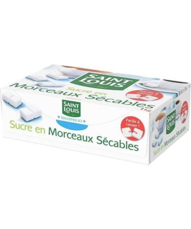 Saint Louis Sugar in breakable pieces - The box of 1 kg
