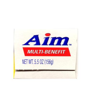 Aim Cavity Protection Anticavity Fluoride Toothpaste Ultra Mint 5.5 OZ 5.5 Fl Oz (Pack of 1) - Buy Online on GoSupps.com