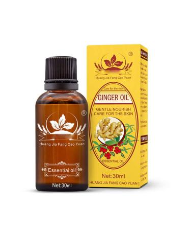 Ginger Essential Oil Natural Plant Therapy Ginger Oil Lymphatic Drainage Natural Body Massage Ginger Oil for Swelling