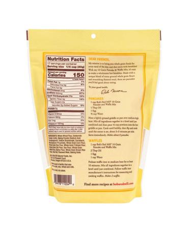 Bob's Red Mill 10 Grain Pancake & Waffle Mix - 24 Oz | Healthy Breakfast Option - Buy Online on GoSupps.com