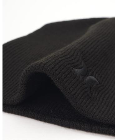 Hurley Men's Classic Icon Beanie - Black/Black, One Size | Winter Hat - Buy Online on GoSupps.com