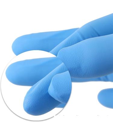 BUSOTH Gloves Black Powder Free Rubber Gloves Cleaner Dishwashing Gloves Large 2 - Buy Online on GoSupps.com