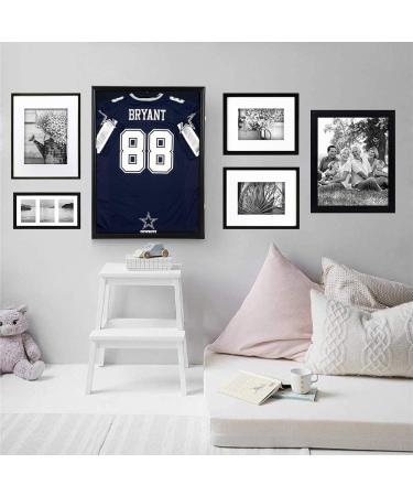 Large Jersey Display Case | Shadow Box Frame with Lock | UV Protection | Wall Mount | Sport Shirt Basketball Football Baseball Soccer Hockey | Black - Buy Online on GoSupps.com