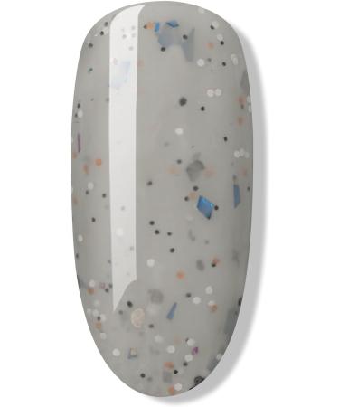 Bluesky Gel Polish Granite Gel Chicanas Like - BGR03 Pale Grey. Long Lasting Chip Resistant 10 ml (Requires Drying Under UV LED Lamp) - Buy Online on GoSupps.com