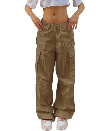 Shop Y2K Women s Parachute Pants | Vintage Cargo Goose Track Pants | Baggy 90s E-Girl Streetwear | International Shipping - Buy Online on GoSupps.com