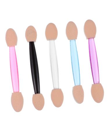 Didiseaon 5 boxes Sponge Shadow Tool Disposable Makeup Double-end Brush Cosmetic Sided Double-ended Dual Eye