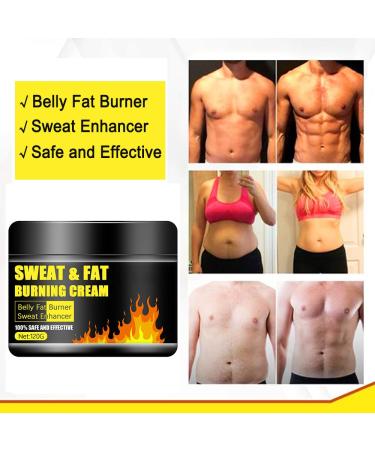 Hot Cream Belly Fat Burner - Natural Weight Loss & Sweat Enhancer for Women & Men | Cellulite Treatment for Thighs Legs Abdomen Arms & Buttocks - 120g - Buy Online on GoSupps.com