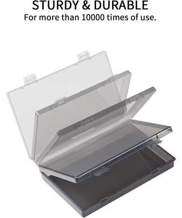 iBune Large 4 x 6 Photo Storage Box 18 Inner Photo Cases Store up to 1800 Photos Photo Organizer Cards Craft Keeper with Handle for Photo Puzzles Cards Seed Packets Black - Buy Online on GoSupps.com