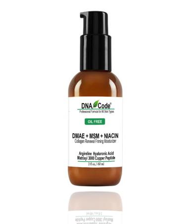 OIL FREE-DMAE+MSM+NIACIN Firming Moisturizer 100% Pure Hyaluronic Acid +Matrixyl 3000