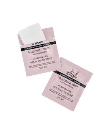 Whish Deodorant Swipe - Natural, Aluminum-Free On-The-Go Deodorant (30 Count) - Buy Online on GoSupps.com