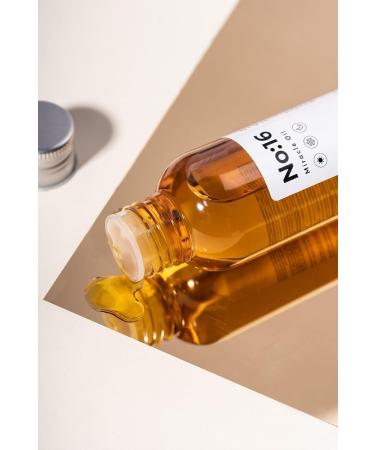No.16 Miracle Oil - Huile nourrissante polyvalente pour le visage le corps et les cheveux | 16 huiles botaniques pour peau s che et cheveux brillants 100ml - Buy Online on GoSupps.com