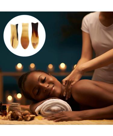 EXCEART 3 Pcs Massage Board Set - Durable Ox Horn Scraping Plates for Effective Body Therapy - Buy Online on GoSupps.com