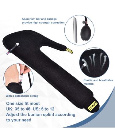 Buy Bunion Corrector for Women | Inflatable Big Toe Separator for Pain Relief | Orthopedic Splint & Non-Surgical Hallux Valgus Solution - Buy Online on GoSupps.com