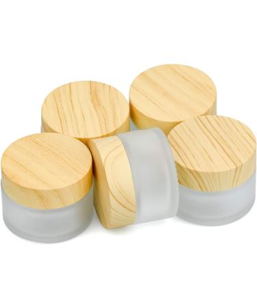 Winfred 5pcs 30g Empty Cosmetic Jars Travel-Friendly Cream Jars Sample Box for Skincare & Beauty - Buy Online on GoSupps.com