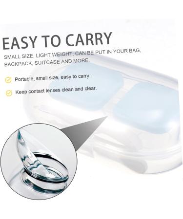 Homsfou 5-Sentence Push Glasses Case for Contact Lenses | Stylish Storage Container for Short-Sight Eye Lenses | Durable & Compact Contact Lens Holder - Buy Online on GoSupps.com
