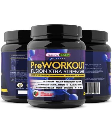 Buy Healthy Fusion Pre-Workout Supplement | Pure Beta Alanine L-Arginine Creatine | Boost Performance & Muscle Growth 300g - Buy Online on GoSupps.com