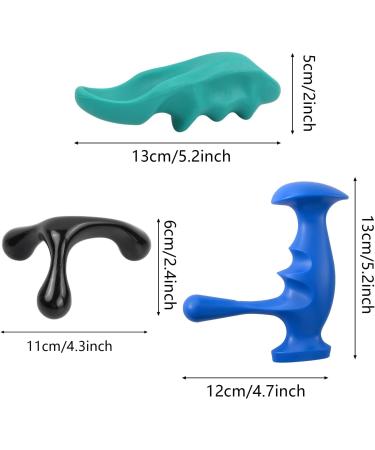3-Piece Thumb Massager Set | Trigger Point Massage Tools for Therapists - International Shipping Available - Buy Online on GoSupps.com