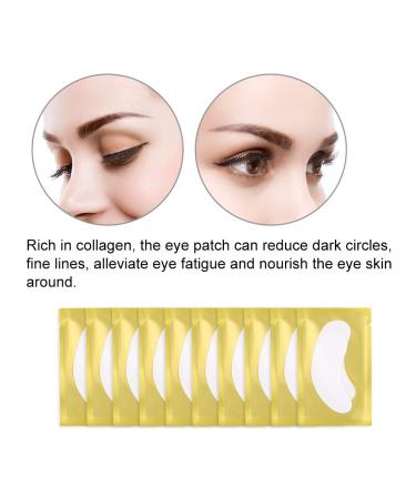 Hydrogel Eye Pads for Eyelash Extensions | Collagen Eye Masks - Gold (10 Pairs) - International Shipping - Buy Online on GoSupps.com