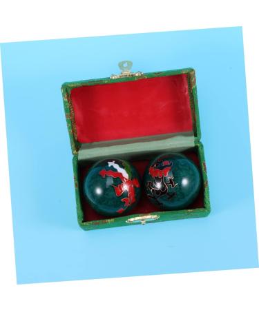 Fomiyes 2-St Handballs - Stress Relief & Fitness Magnetic Massage Balls | Cloisonne Gym Equipment - Buy Online on GoSupps.com