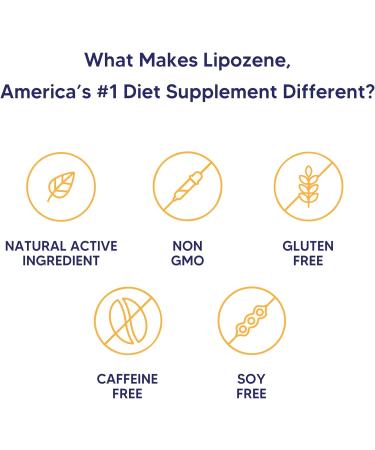 Lipozene Diet Pills - Weight Loss Supplement - 4 Bottles of 30 Capsules Each a Total of 120 Capsules! 30 Count (Pack of 4) - Buy Online on GoSupps.com