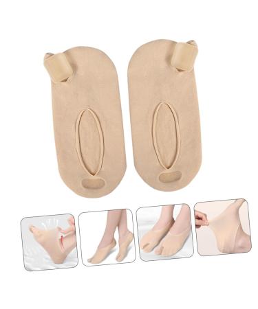 Healvian Hallux Valgus Regulator Separator Boat Socks Tool | 1 Pair for Men & Women | Invisible Polyester Fiber | 17.8x8cm - Buy Online on GoSupps.com