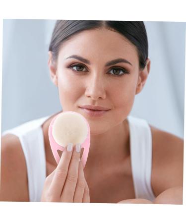 Angoily Facial Exfoliator Scrub Cleansing Scrub Brush Handle Facial Cleansing Brush Scrubber Silica Gel face Facial Cleanser Facial Brush washbasin Soft Fur Tool Manual face Washing Brush - Buy Online on GoSupps.com