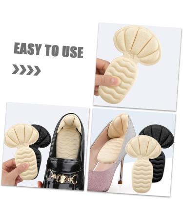 4 Pairs Silicone Heel Pads - Anti-Slip Heel Protectors for Women | Comfortable Half Size Inserts & Stickers for Shoes - Buy Online on GoSupps.com