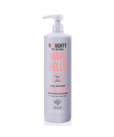 Noughty 97% Natural Wave Hello Curl Defining Conditioner Sulfate-Free Vegan Hair Care Vitamin-Rich Formula for Curly and Wavy Hair with Seaweed and Avocado Oil 1L 1 l (1 pack) - Buy Online on GoSupps.com