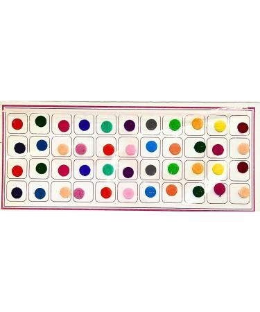 Multicolor || Plain Kumkum Bindi | Plain Kukmkum Bindi Sticker Bindi Small Bindi Tikka for Women s Best for Casual wear