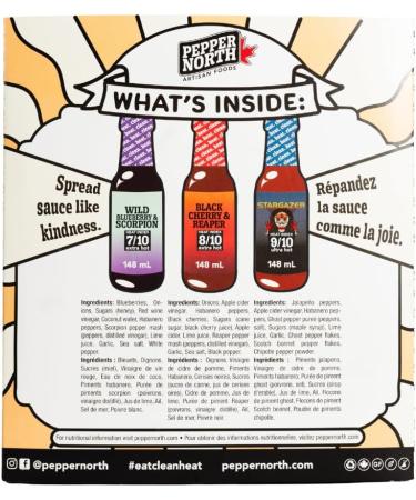 Pepper North Artisan Foods - Extra Hot 3-Pack Gift Box - Buy Online on GoSupps.com