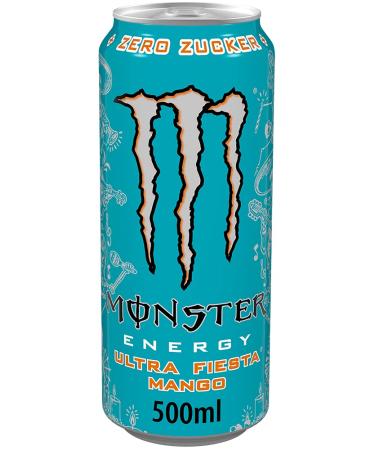 Monster Energy Ultra Fiesta 12x500ml - Zero Sugar Zero Calorie Classic Energy Taste - Buy Online on GoSupps.com