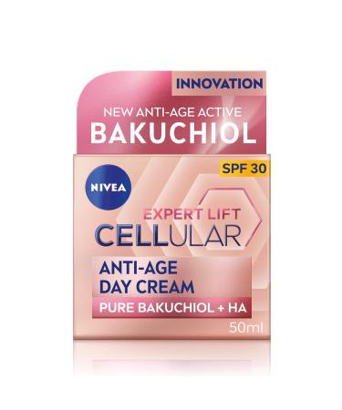 NIVEA Cellular Elasticity Anti-Wrinkle Day Cream with Hyaluron Collagen and Elastin Booster Day Cream for Women Anti-Aging Cream Formulated for Over 50 Skin Types