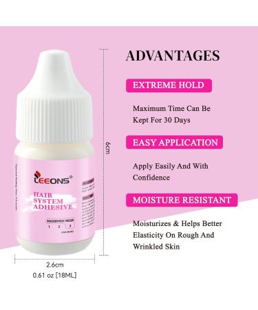 Buy Bond Lace Front Wig Glue & Remover Kit | Invisible Waterproof Hair Bonding & Lace Glue Remover | 1.28oz & 0.6oz + 1oz Remover - Fast International Shipping - Buy Online on GoSupps.com