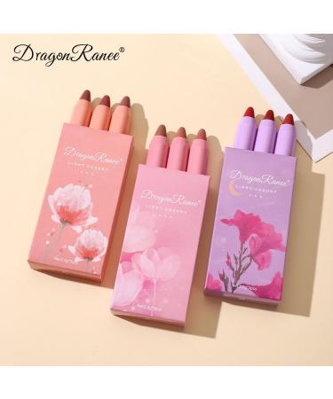 AKARY Waterproof Nude Matte Lipstick Set - 3 Pcs Long Lasting Velvet Air Moisture Lip Stain for Women | 24 Hour Makeup - Buy Online on GoSupps.com