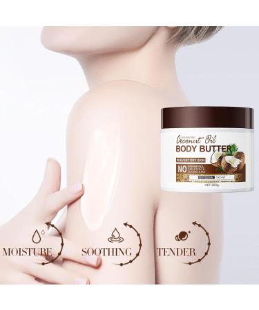 MEITREND Coconut Body Butter 200 g natural coconut oil body cream for dry skin coconut oil skin care body moisturizer coconut body moisturizer coconut lotion - Buy Online on GoSupps.com