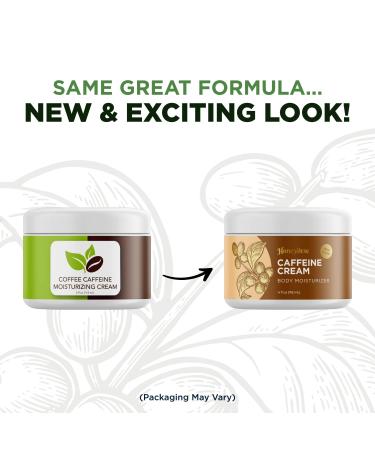 Caffeine Cellulite Cream for Thighs, Butt, and Belly - Moisturizing Firming Lotion with Shea & Cocoa Butter - Vegan Formula for Women - Buy Online on GoSupps.com