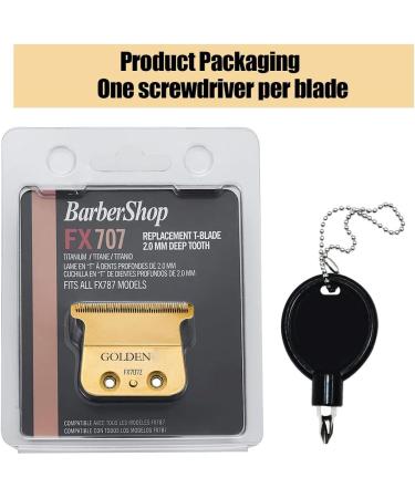FX707Z DLC Replacement Blades for BaByliss PRO Barberology Trimmer Blade Gold FX Replacement Trimmer Blades for BaByliss FX787 & FX726 Trimmer - Buy Online on GoSupps.com