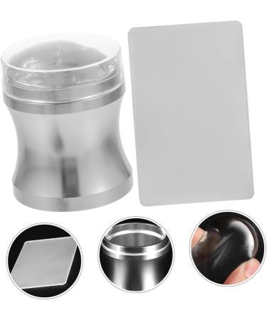 DOITOOL 2 Sets Silicone Nail Art Stamp Gel Nail Polishes Stampers for French Manicure Nail Polish Nail Stamp Kit Nail Art Tool Nail Kits Nail Tool Pointy Accessories Aluminum Alloy - Buy Online on GoSupps.com