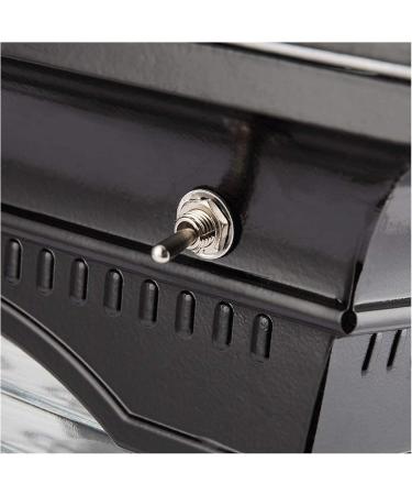 Courtyard Light Solar Lamp Outdoor Floor Lamps Lantern Patio Landscape Porch Columns and Pillars Black Aluminum Garden Waterproof Pillar Lamp Fixture Street Lamp Decor - Buy Online on GoSupps.com