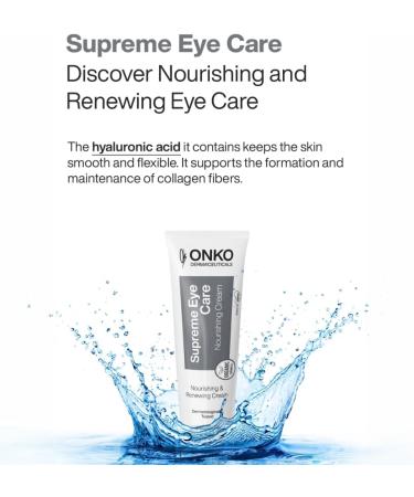 ONKO DERMA'CEUTICALS Nourishing Eye Cream Hyaluronic Acid Retinol Moisturizer Spot Treatment Dark Spot Correcting Radiance Serum Blemish Cleanser 15 ml - Buy Online on GoSupps.com